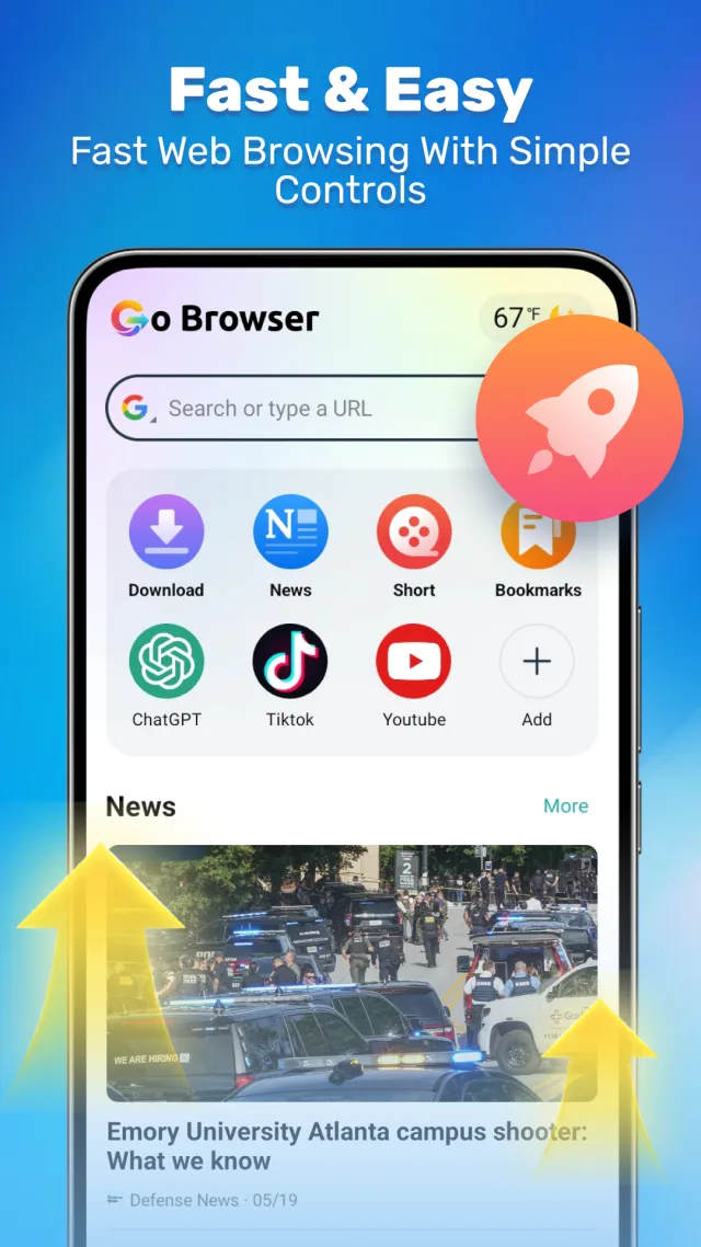 Go Browser - Safe & Fast - Screen 2