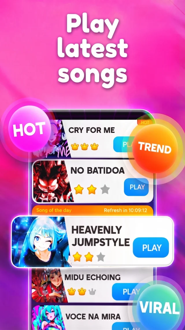 Magic Level 9 Music Piano Game - Screen 1