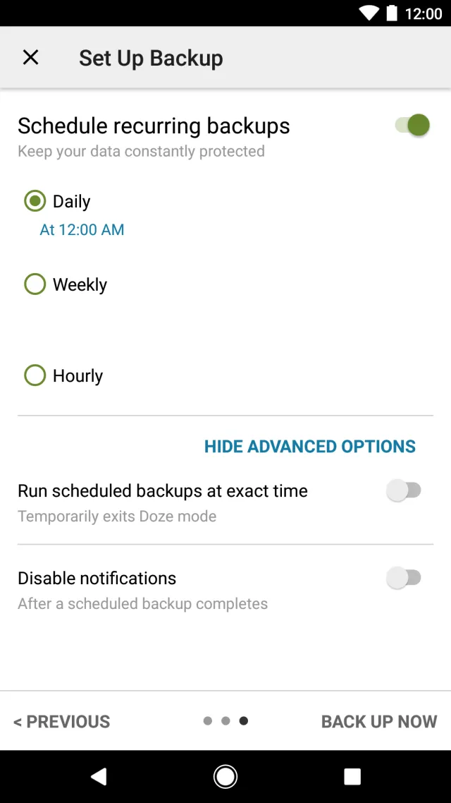 SMS Backup & Restore - Screen 6