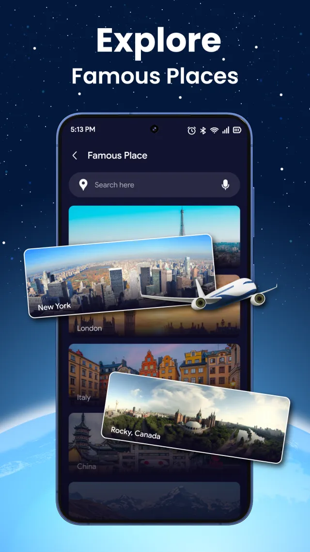 Live World Map: Satellite View - Screen 2