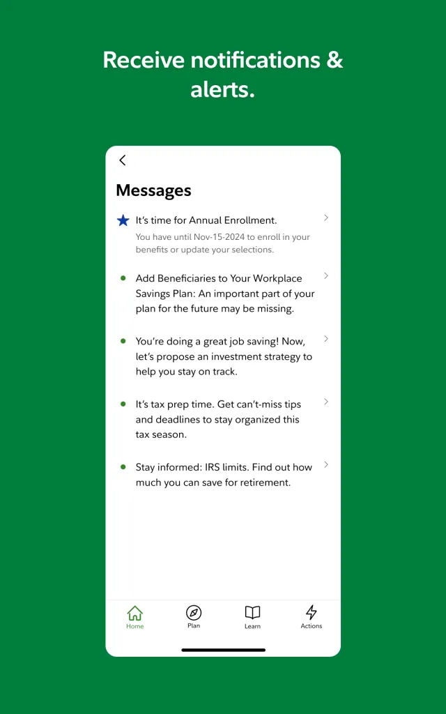 NetBenefits - Fidelity at Work - Screen 7