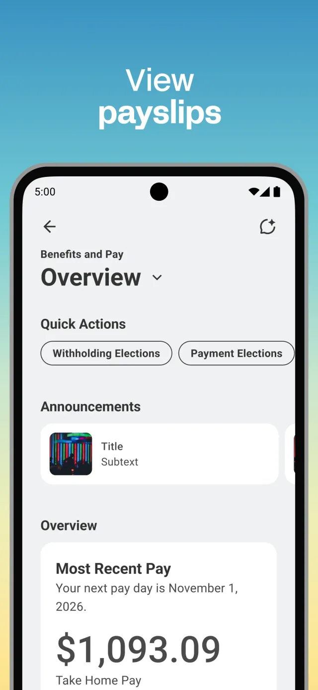 Workday - Screen 4