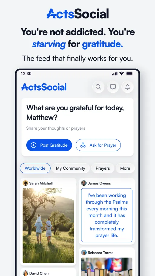 ActsSocial - Screen 1