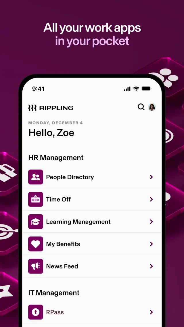 Rippling - HR, IT & Finance - Screen 2