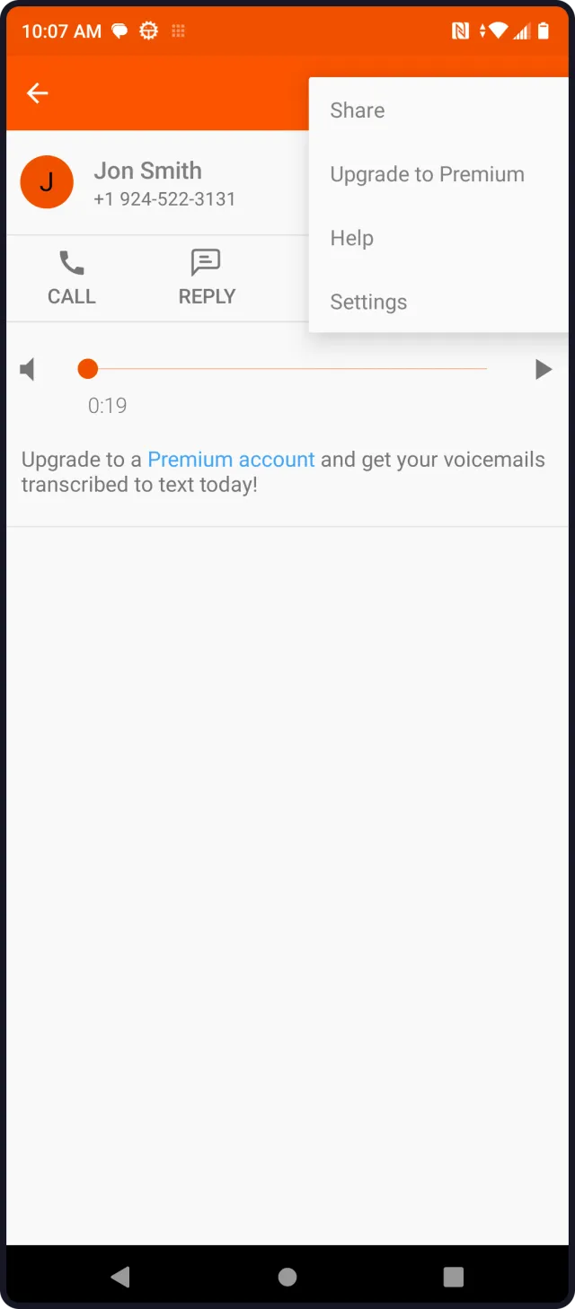 Boost Visual Voicemail - Screen 7