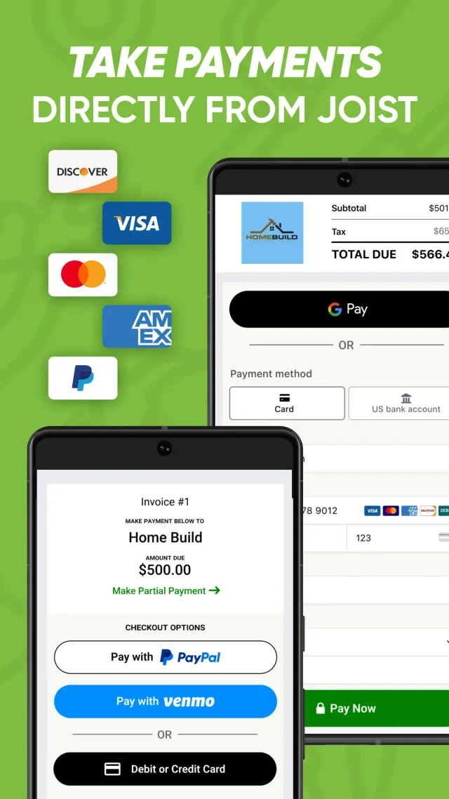 Joist Invoice & Estimate App - Screen 4
