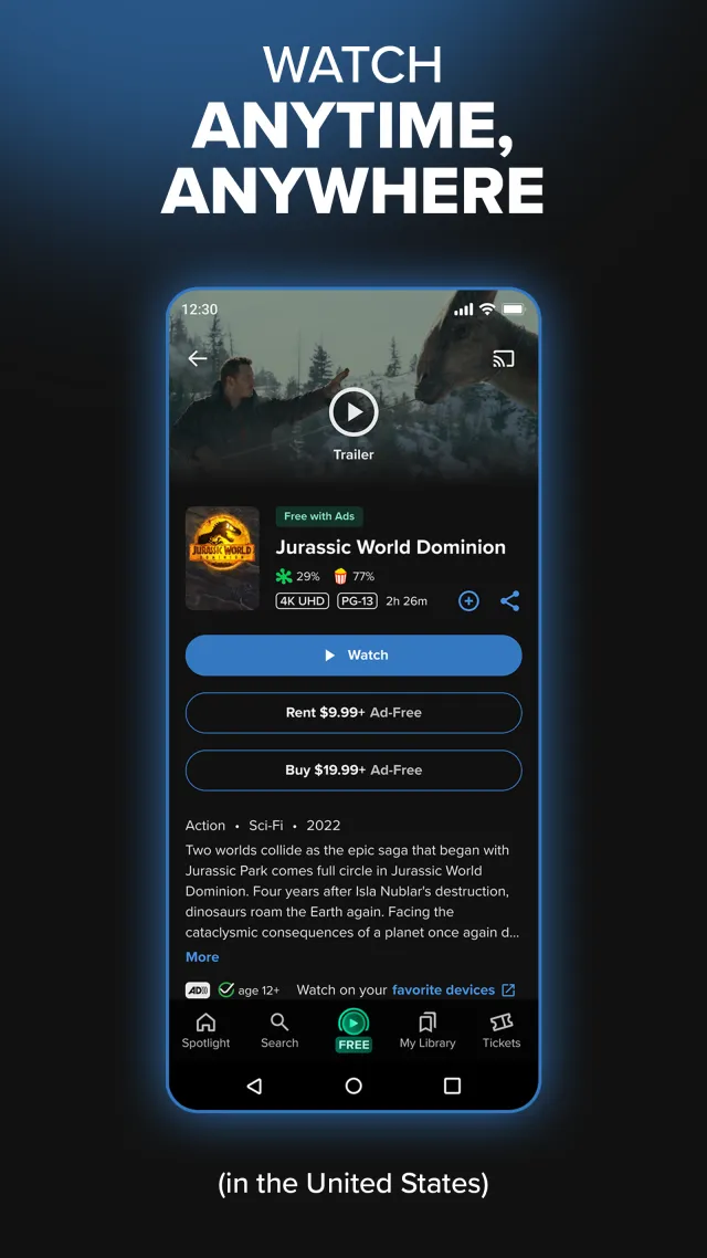Fandango: Movies & Series - Screen 3