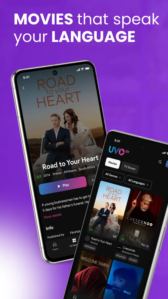 UVOtv: Watch Live TV & Movies - Screen 3